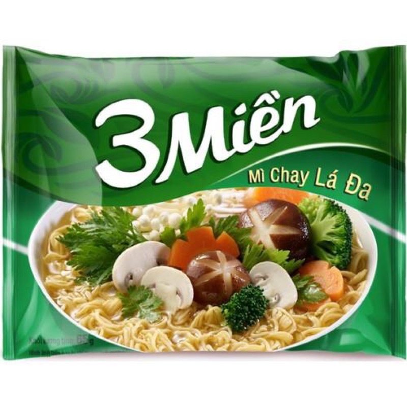 Mì Chay Lá Đa 3 Miền gói 65g ( 1 gói)
