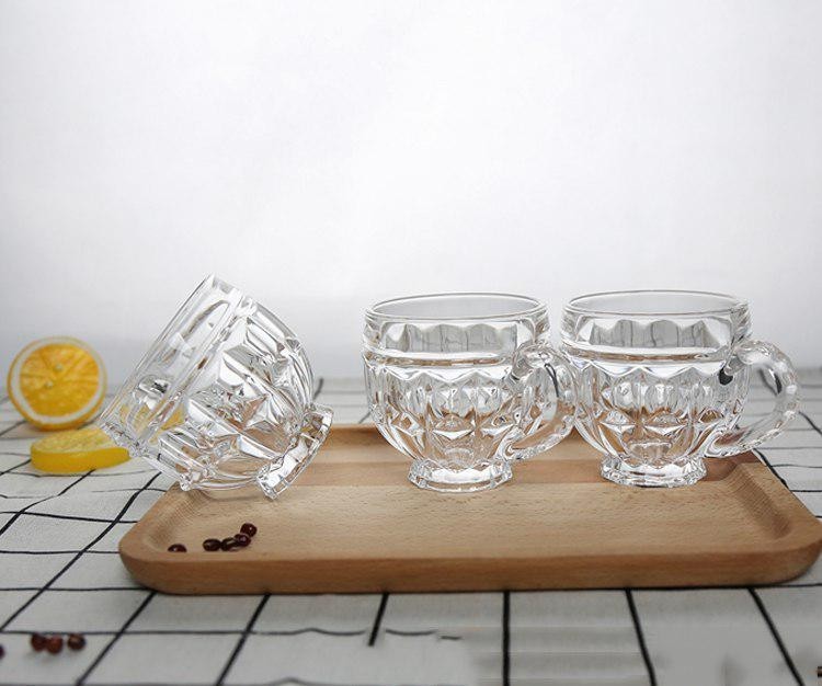 Bộ 6 cốc thủy tinh cao cấp có quai