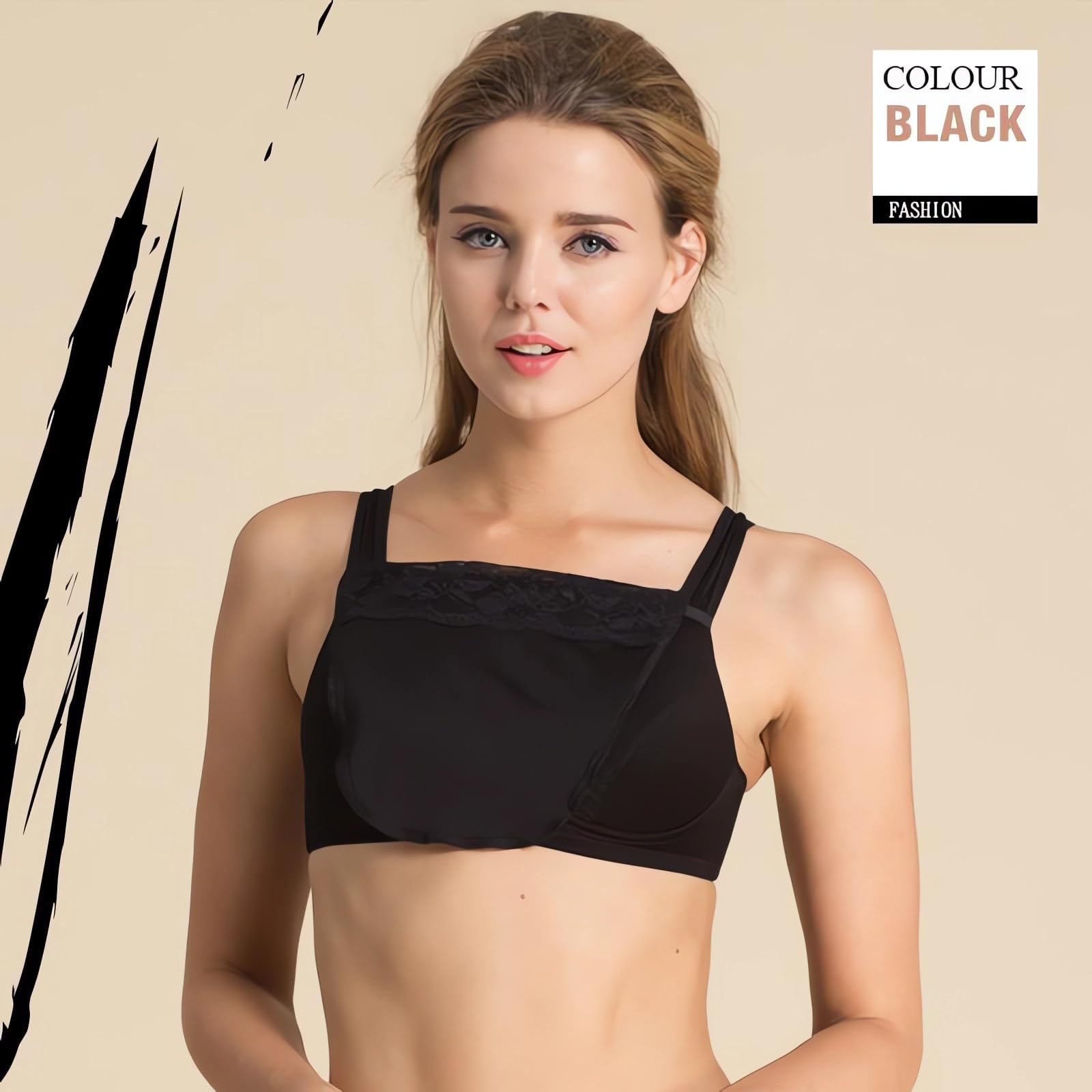 HOT 4pc New Lace Privacy Invisible Bra Modesty Panel Clip On Mock ...