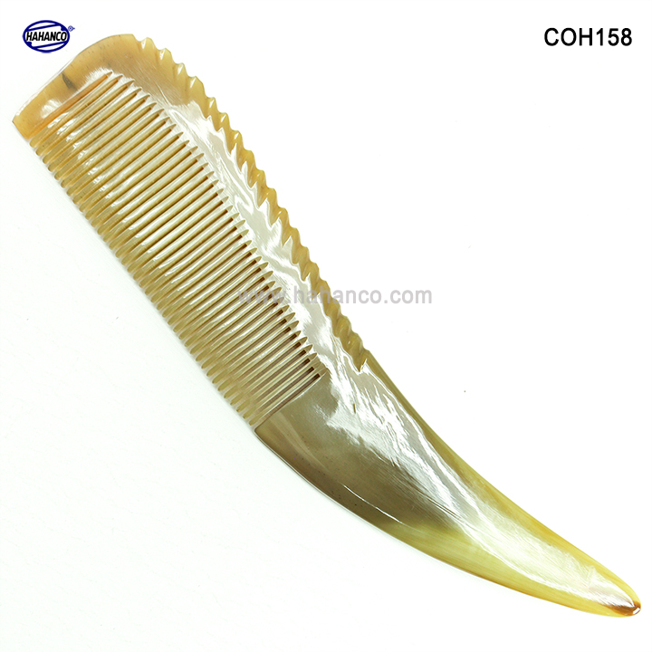 Chiếc Lược sừng khủng nhất (COH158) - làm từ nửa chiếc sừng bò Châu Phi (Size:XXL-23-30cm) - HAHANCO
