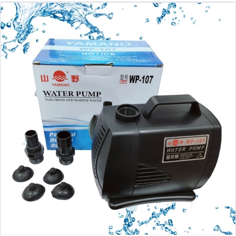 YAMANO WP 107 Pompa kolam Air Hancur Hidroponik