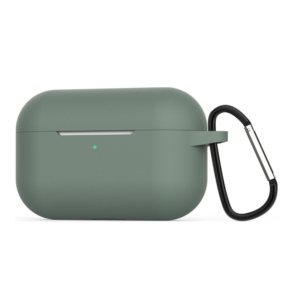 Case Airpod Pro - Ốp Airpod Pro - Trơn nhiều màu ( kèm móc sắt )