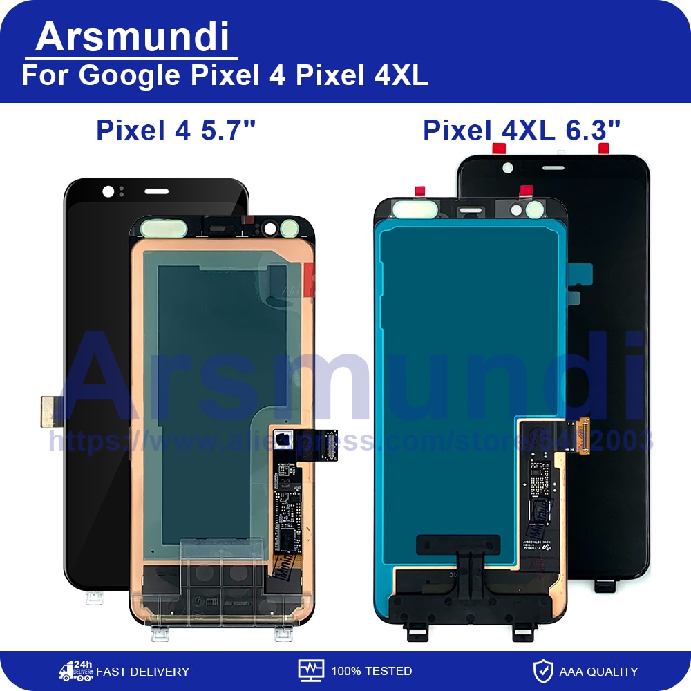 Original OLED For Google Pixel 4 G020I LCD Display Screen Touch Digitized Assembly Replacement For Google Pixel 4XL G020J