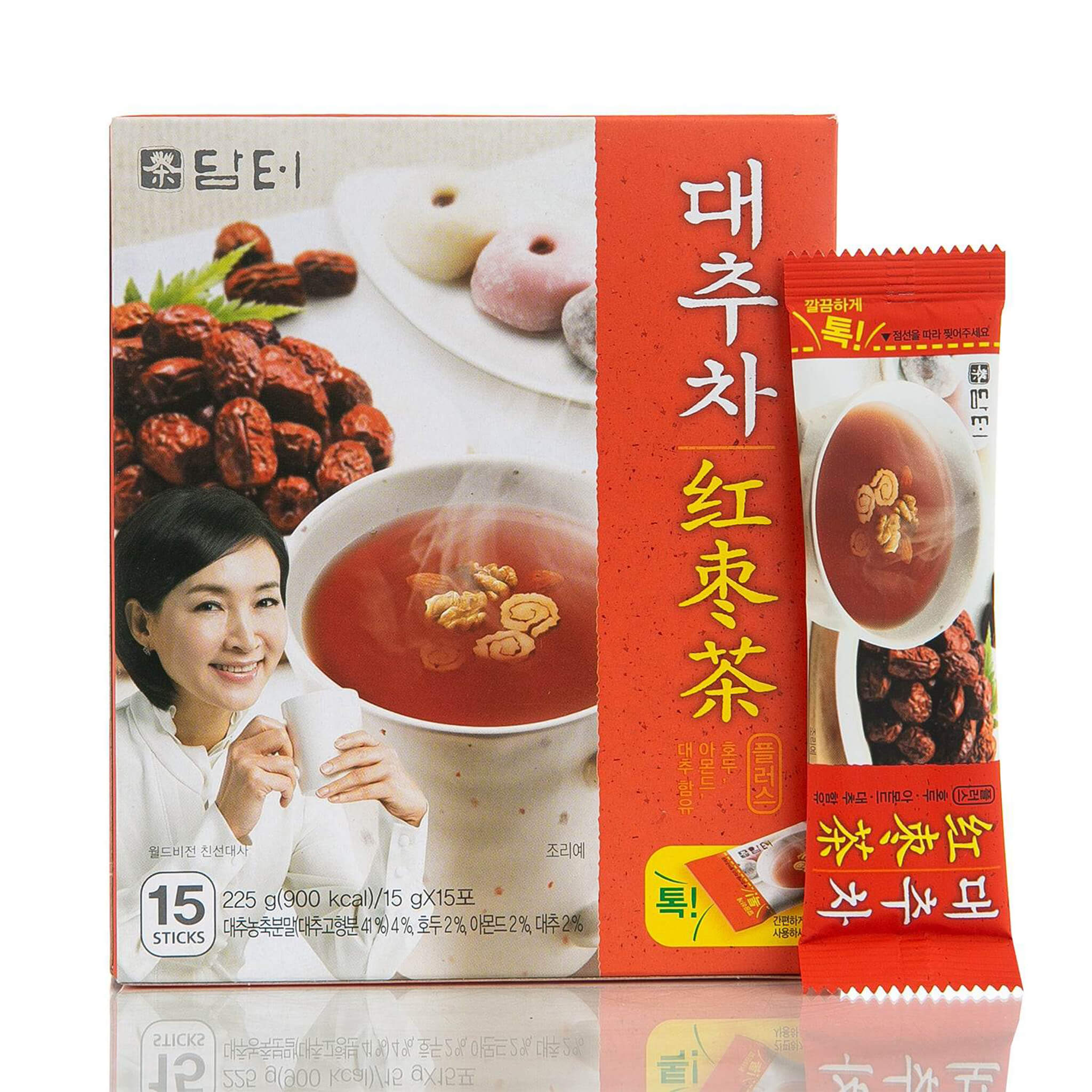 Trà táo đỏ Damtuh Hàn Quốc 225g (15 gói)