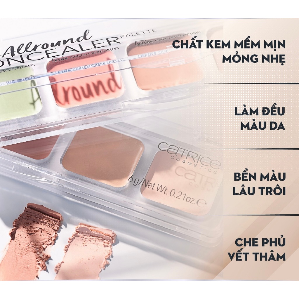 Kem lót Catrice Allround Concealer Palette 6g