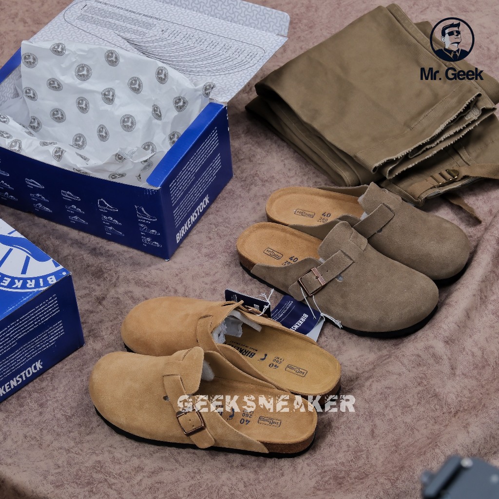 [GeekSneaker] Dép Birkenstock Boston Clog + Sandals