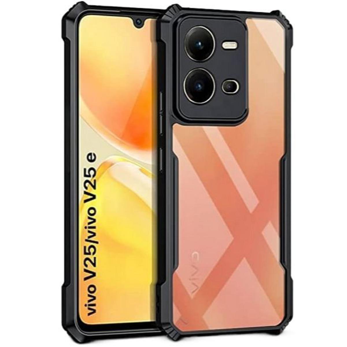 Vivo V25 V25e X80 Lite Phone Cases Xund Cases Clear Raised Edges Protect Camera And Screen Transparent Crystal Ultra Thin Shockproof Covers Durable And Reliable Phone Back Covers.