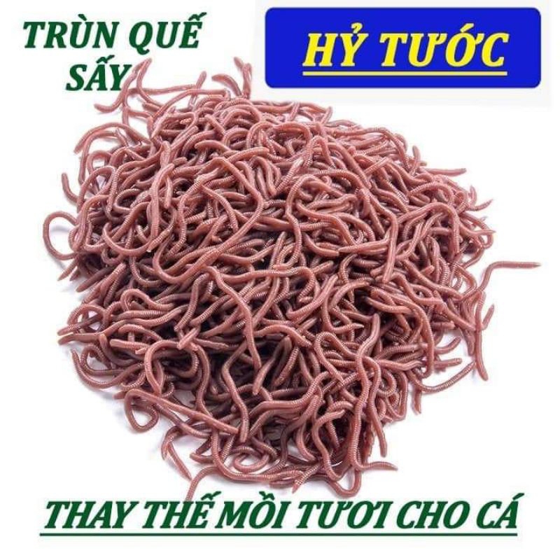 Thức ăn cho cá_Hạt trùn quế sấy khô
