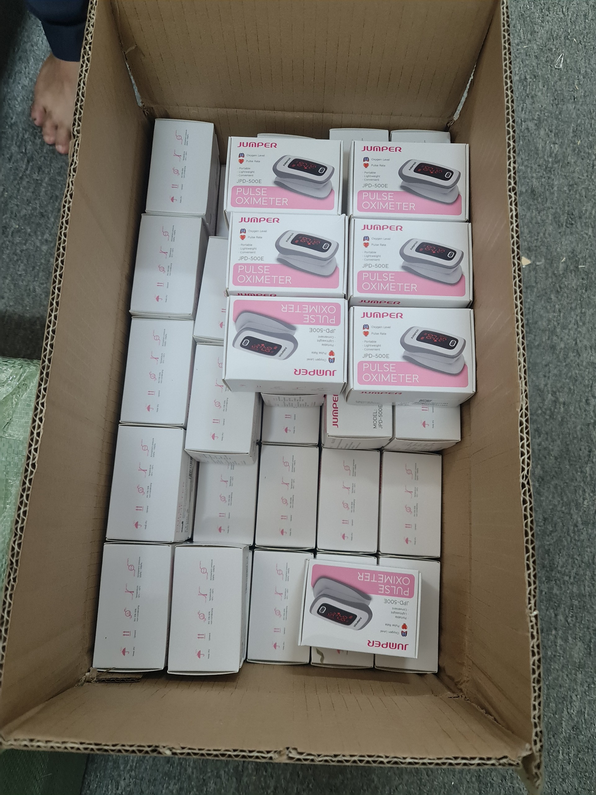Máy đo nồng độ oxy trong máu SPO2 (Jumper-500E)