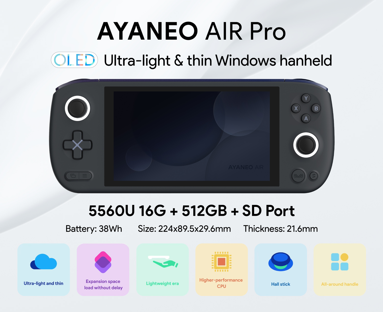 ayaneo air（16G-512GB・黒）中古品