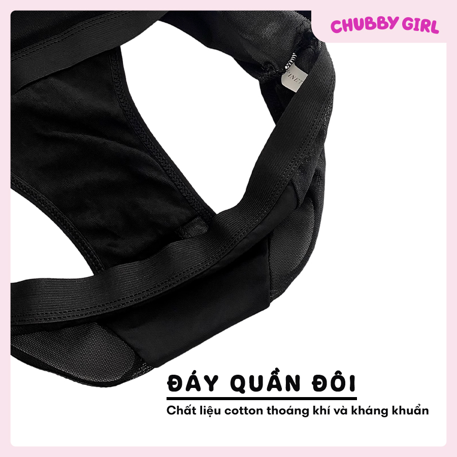 Quần Lót 23LUOI cạp cao phối lưới Có Bigsize