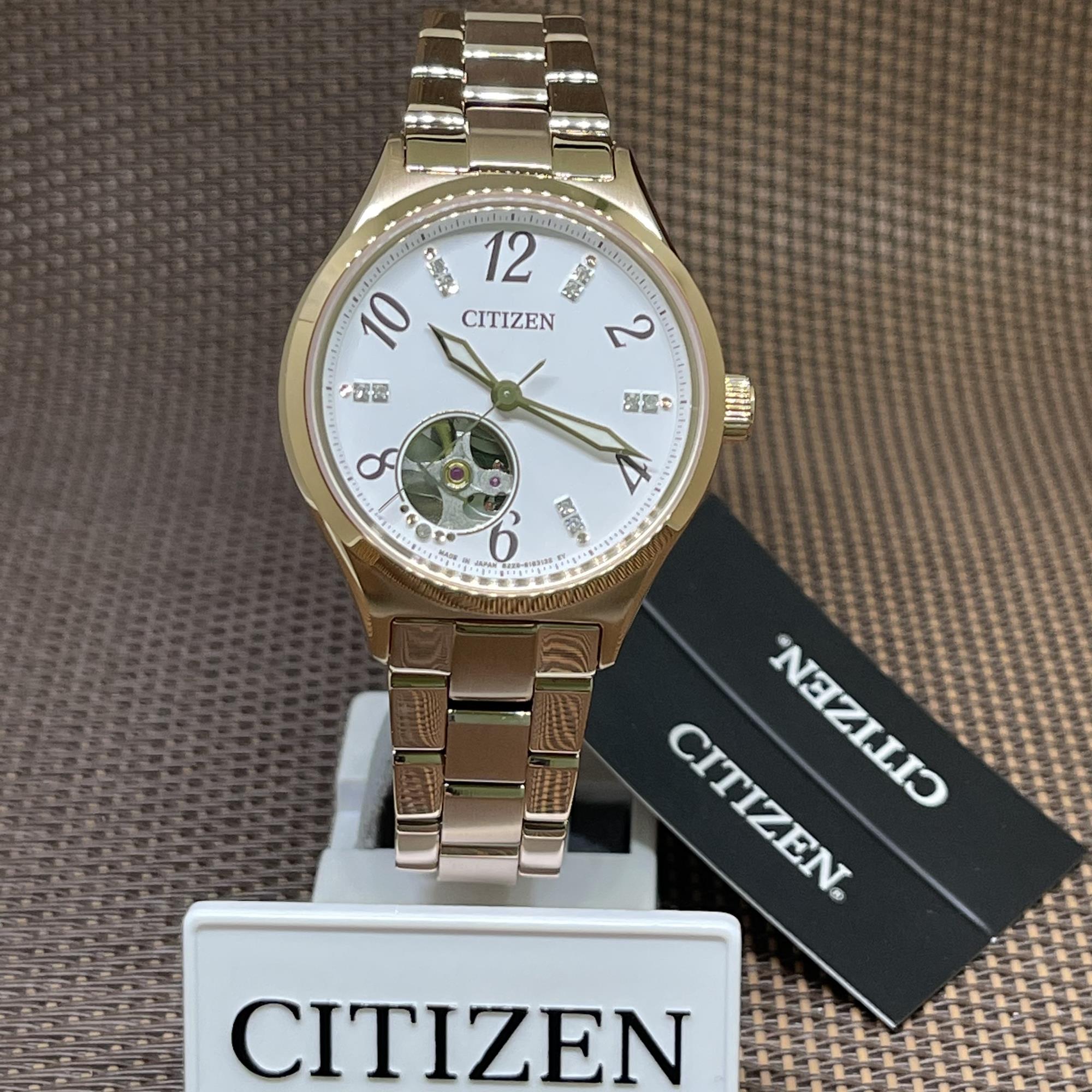 Original] Citizen PC1002-85A Automatic Stainless Steel Analog Round Ladies  Watch | Lazada Singapore