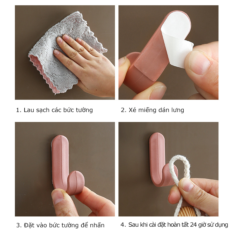 Móc treo đồ dán tường mini chữ J GALIT625