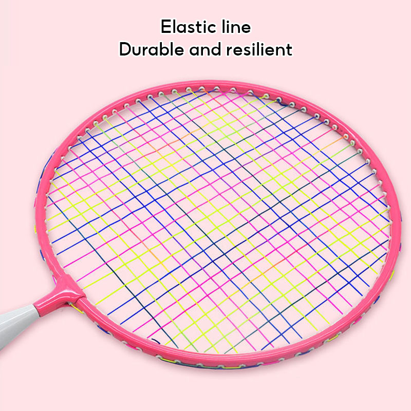 【HANZHAN】Badminton racket double racket set Badminton racket for beginners training High quality durable racket