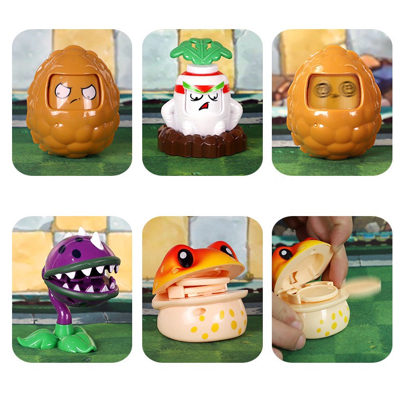 利Set đồ chơi mô hình đậu bảo vệ Plants Vs. Zombies 2 cho bé