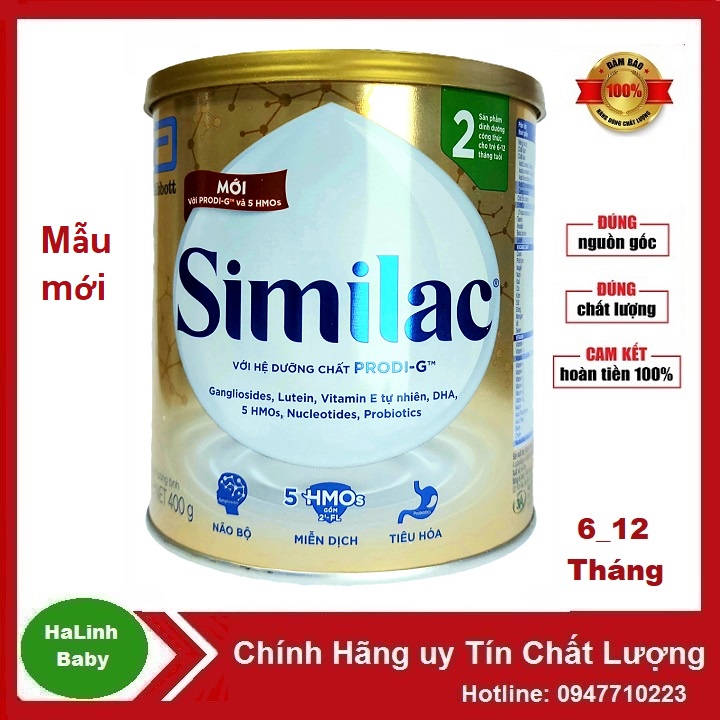 Sữa Similac IQ Plus HMO 1,2,3 400g [Date 2026]