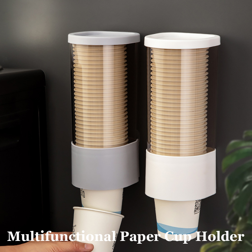 Activebae Disposable Cup Holder With Self Adhesive Water Dispenser Wall