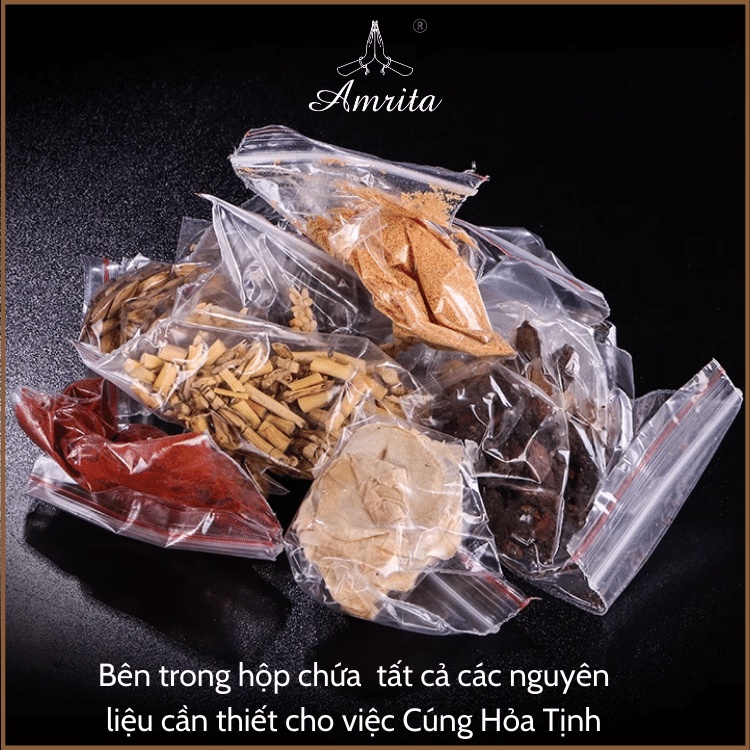 VẬT PHẨM CÚNG HỎA TỊNH - Cúng hỏa tịnh - Amrita