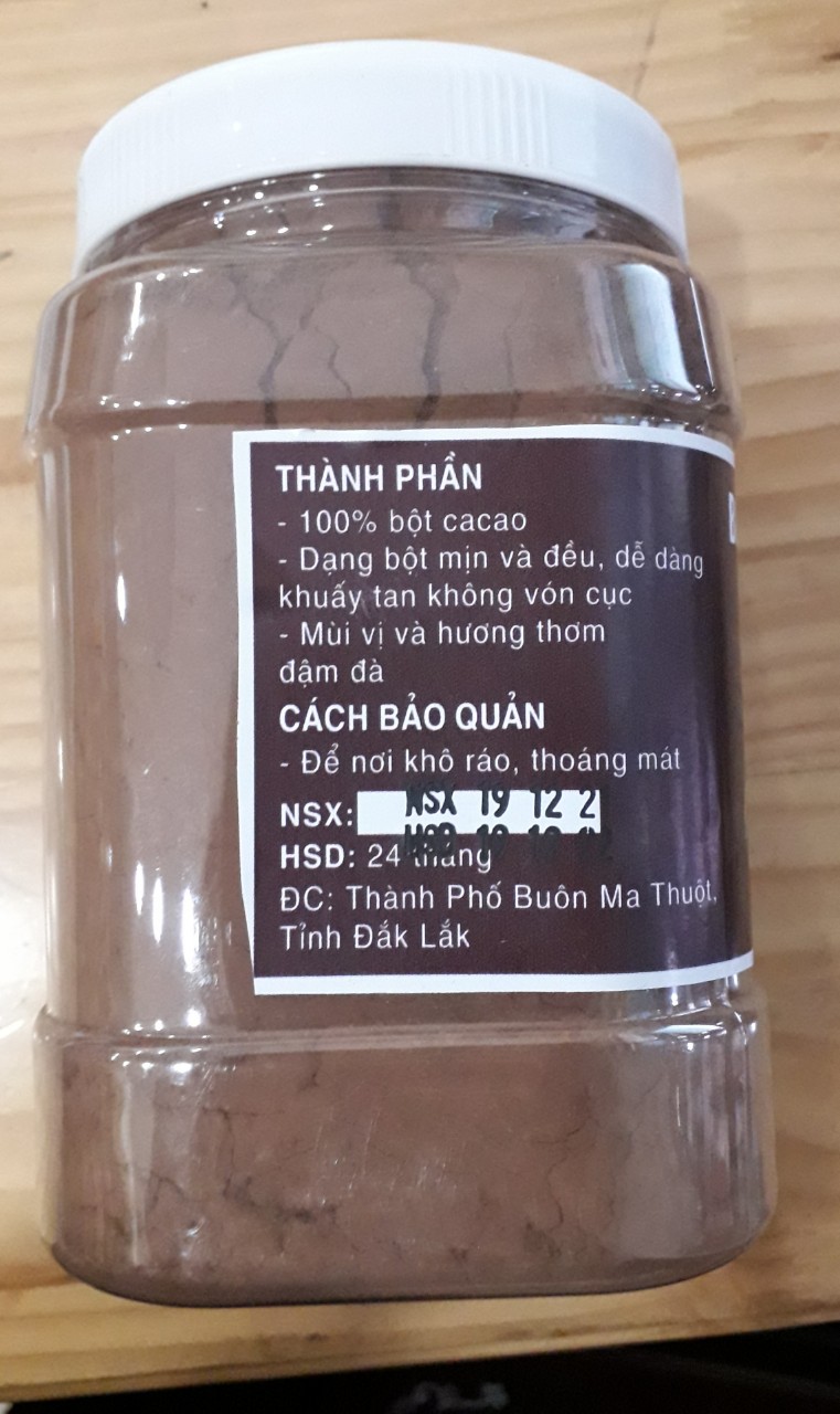 BỘT CA CAO ĐĂKLĂL -CAO CẤP NGUYÊN CHẤT 100%