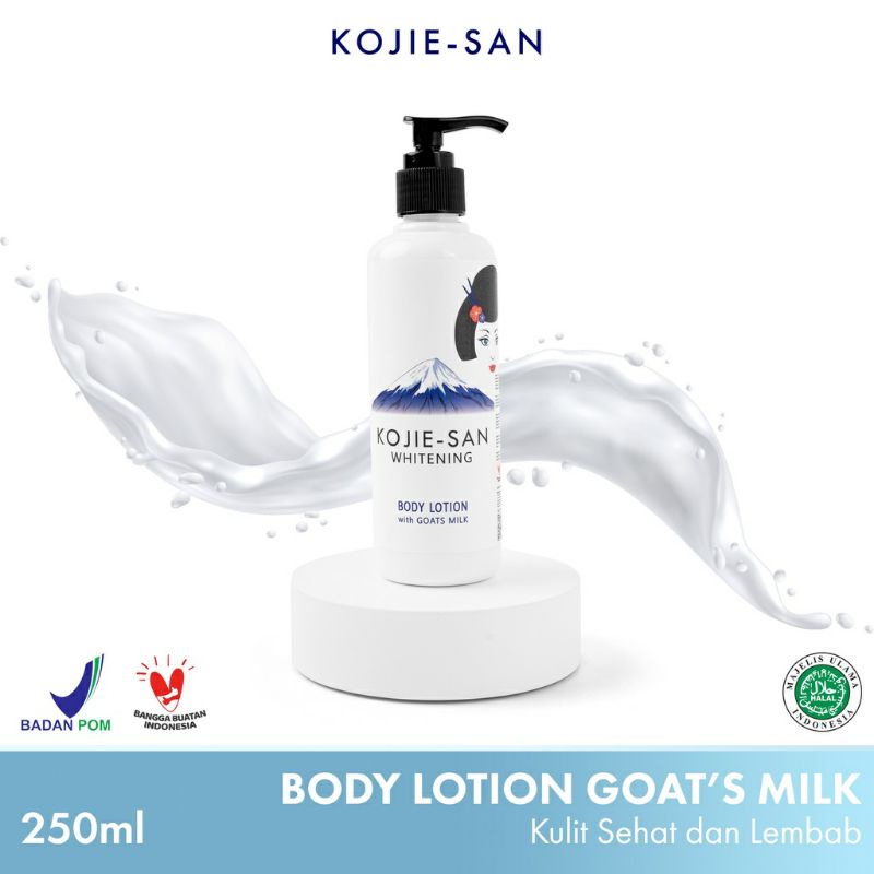 KojieSan Whitening Body Lotion with Goats Milk 250 ml Lazada Indonesia