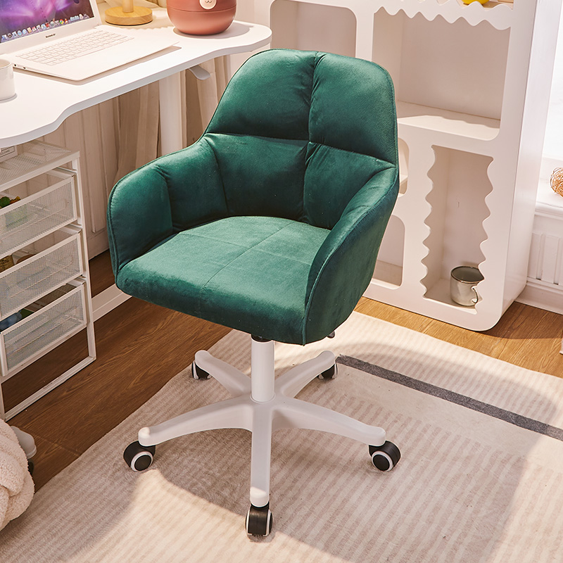 JJT Work chairs, gaming chairs, chairs, dining chairs, powder chairs, makeup chairs, nail salon chairs Chair with backrest, luxury stool, makeup chair Cute bedroom computer chair, women's dormitory chair, swivel backrest study chair