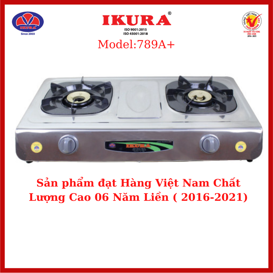 [HCM]Bếp ga dương mặt inox siêu bền, tiết kiệm ga, lửa mạnh