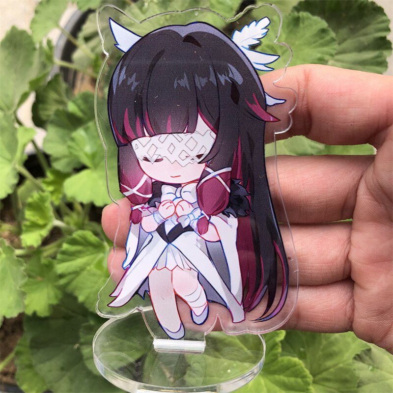 Mô hình Standee Genshin Impact Fatui Pantalone Regrator Columbina Damselette tượng acrylic anime chibi mô hình trưng bày