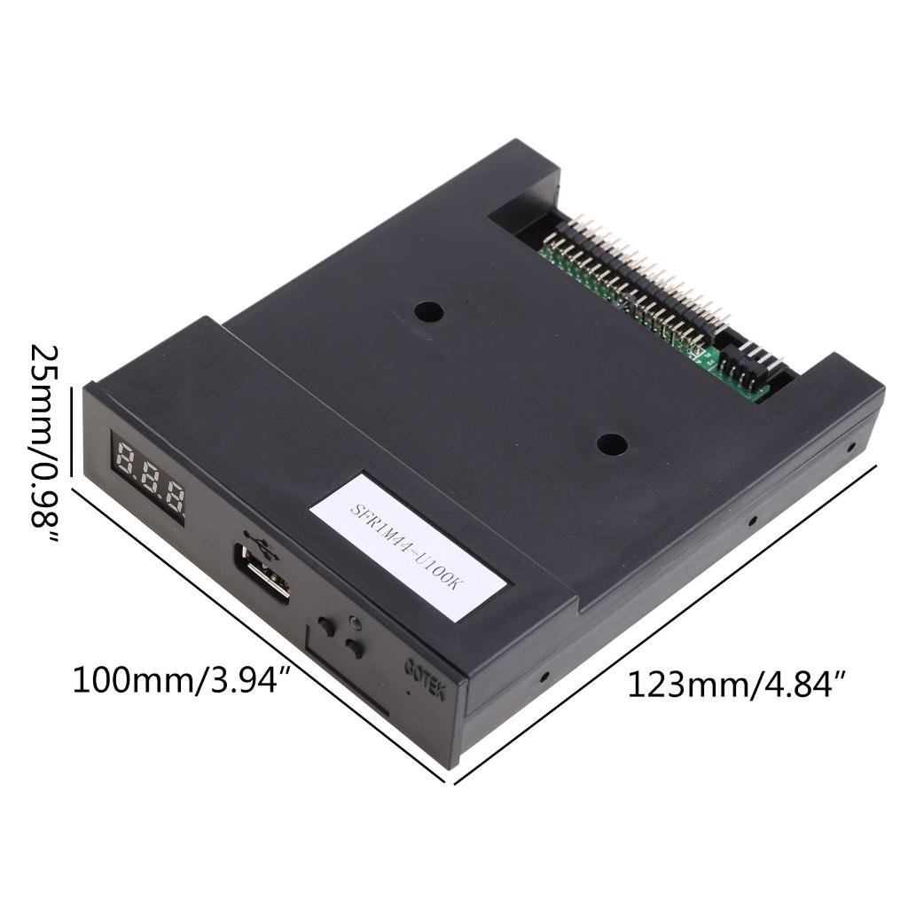Gotex Computer GOTEX SFR1M44U100K 1.44MB USB Floppy Drive Emulator Floppy Disk Drive ...