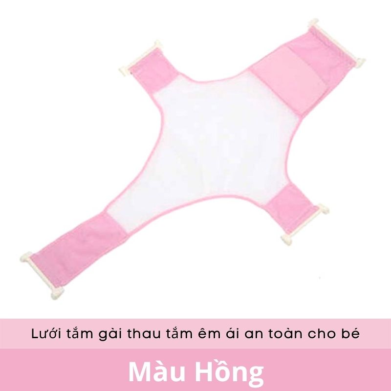 Ghế Lưới Tắm Tiện Dụng Kèm Gối Cho Bé Yêu