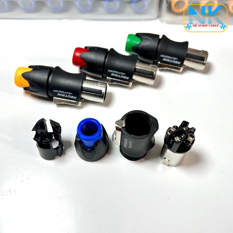 Jack Loa Speakon Bọc Kim Loại