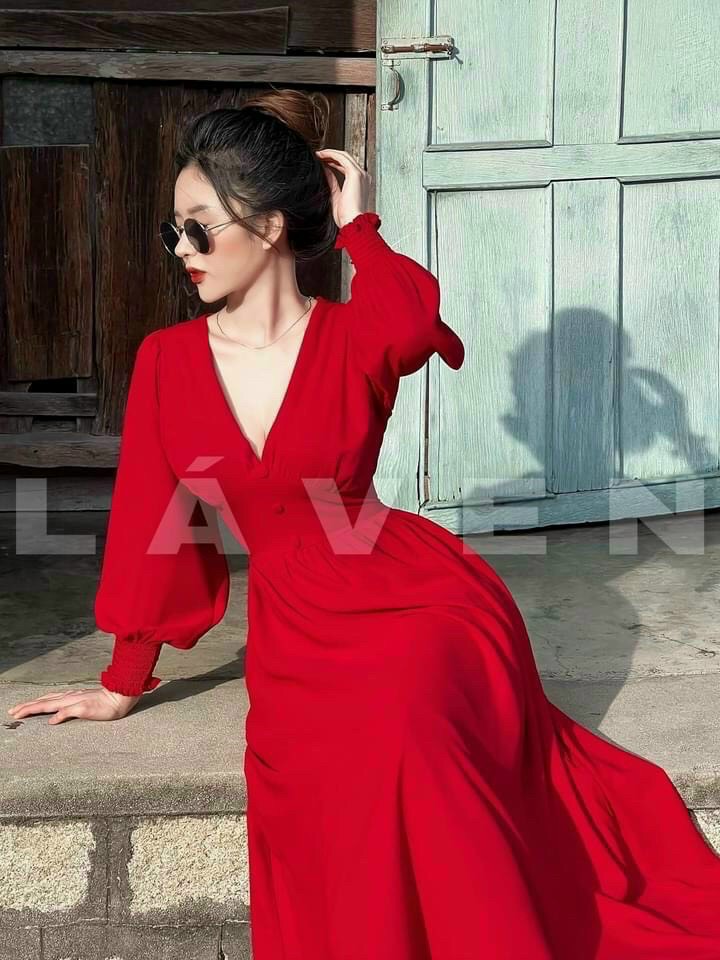 Đầm maxi đi biển hở lưng voan chiffon chemmix - đầm maxi hở lưng, đầm dây đi biển, maxi voan siêu xinh