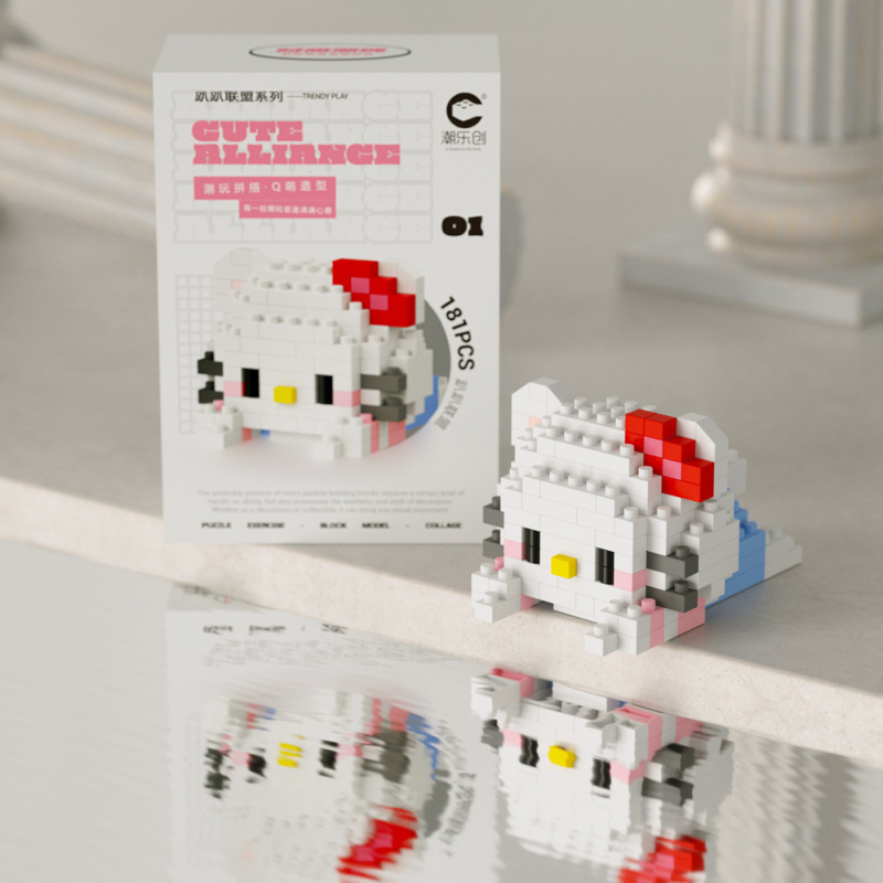 Sanrio Compatible Small Particle Building Blocks Assembled Toys