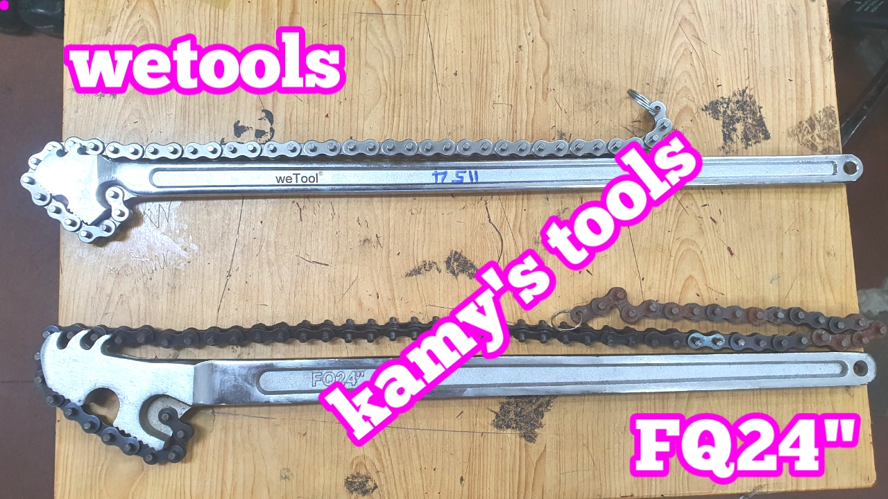 [HCM]Cờ Lê Xích 24” Wetools Mở Được Ống 170mm (Cảo Dây Xích 24”)