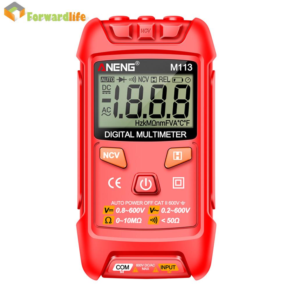Digital Mini Multimeter Tester AC/DC Voltage Current Meter LCD Voltage Resistance Meter with NCV 1999Counts Auto Ranging
