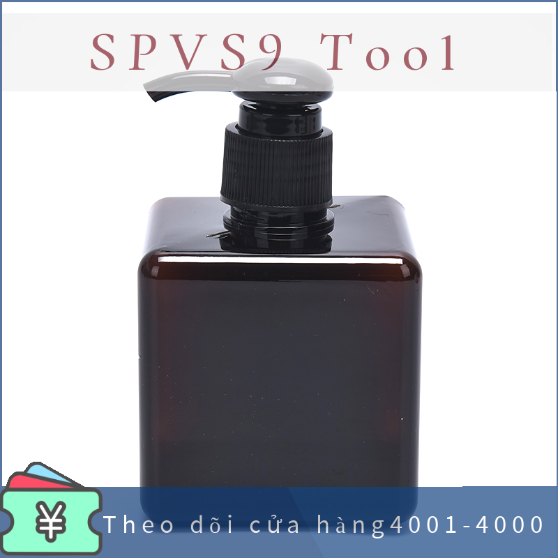 SPVS9 Bình xịt xà phòng tiện dụng 250ml bình đựng xà phòng rửa tay dạng lỏng dầu gội sữa tắm