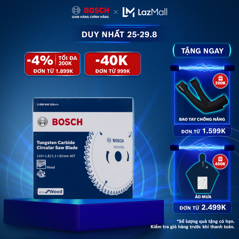 Lưỡi cưa gỗ Bosch độ sắc bén cao