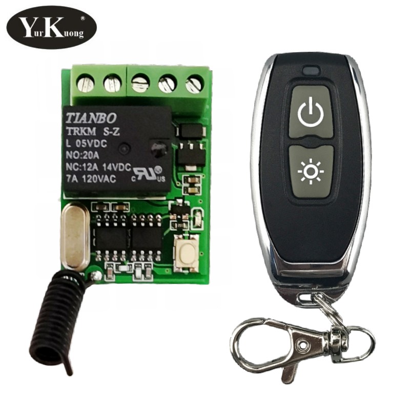 【TrendGlobe】Power ON OFF remote control switch 5V 6V 7.4V 9V 12V Remote ...