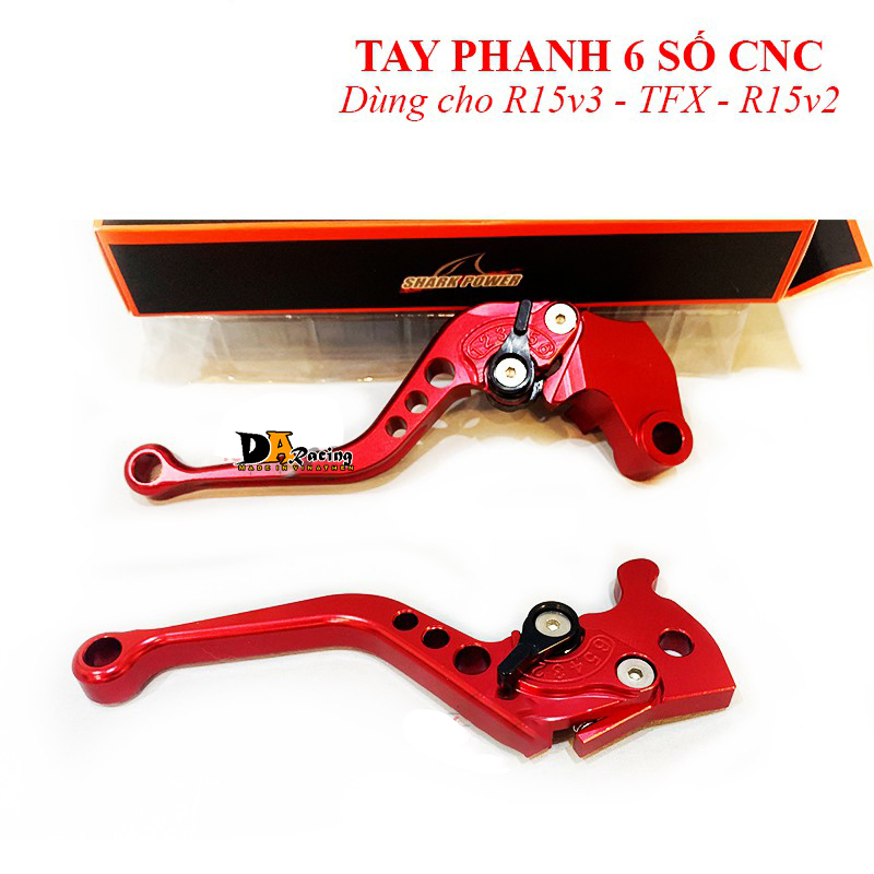 Tay phanh tay côn r15v3 6 số nhôm cnc lắp thay zin