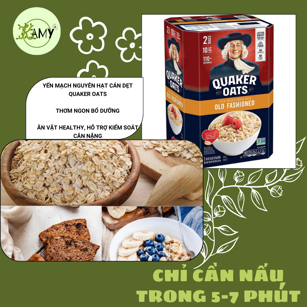 Yến Mạch Quaker Mỹ 4,52kg Chất Lượng