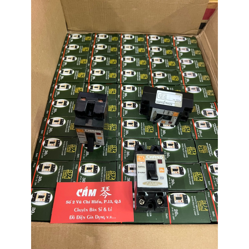 CB Cóc CHANG ( Thailand ) 10A,20A,30A,40A , Chụp CB cóc . Có báo đèn