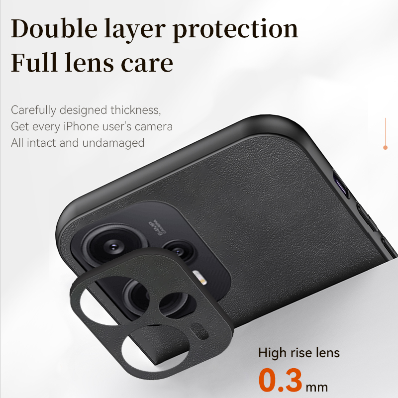 For Xiaomi Redmi Note 12 Turbo Case Redmi Note12Turbo TPU Soft Shockproof Matte Phone Casing Leather Texture Cover