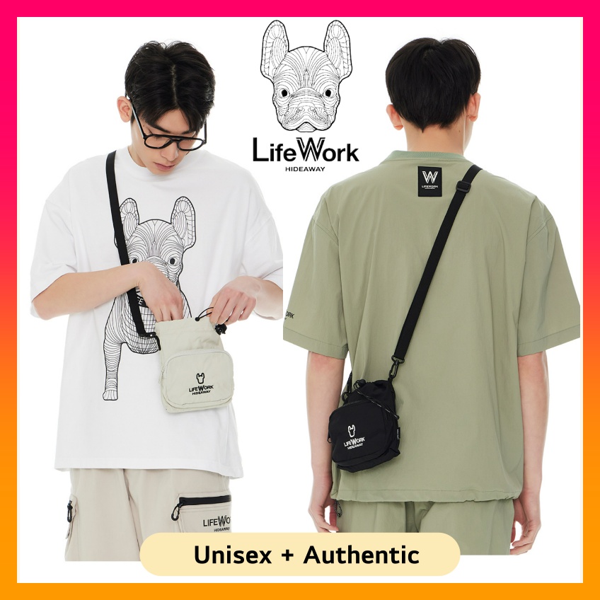 LIFE WORK★Bislon Shirring Mini Cross Bag★ミニクロスバッグ LIFE WORK☆Bislon Shirring Mini Cross Bag☆ミニクロスバッグ