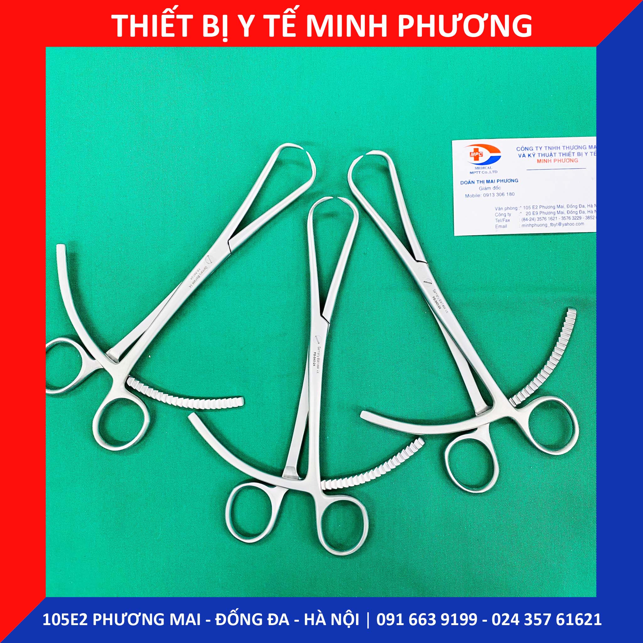 Dụng cụ giữ xương, kẹp săng có chốt
