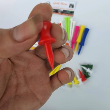 Combo10 Tee golf chất liệu nhựa an toàn, bền, dài 4cm và 8cm