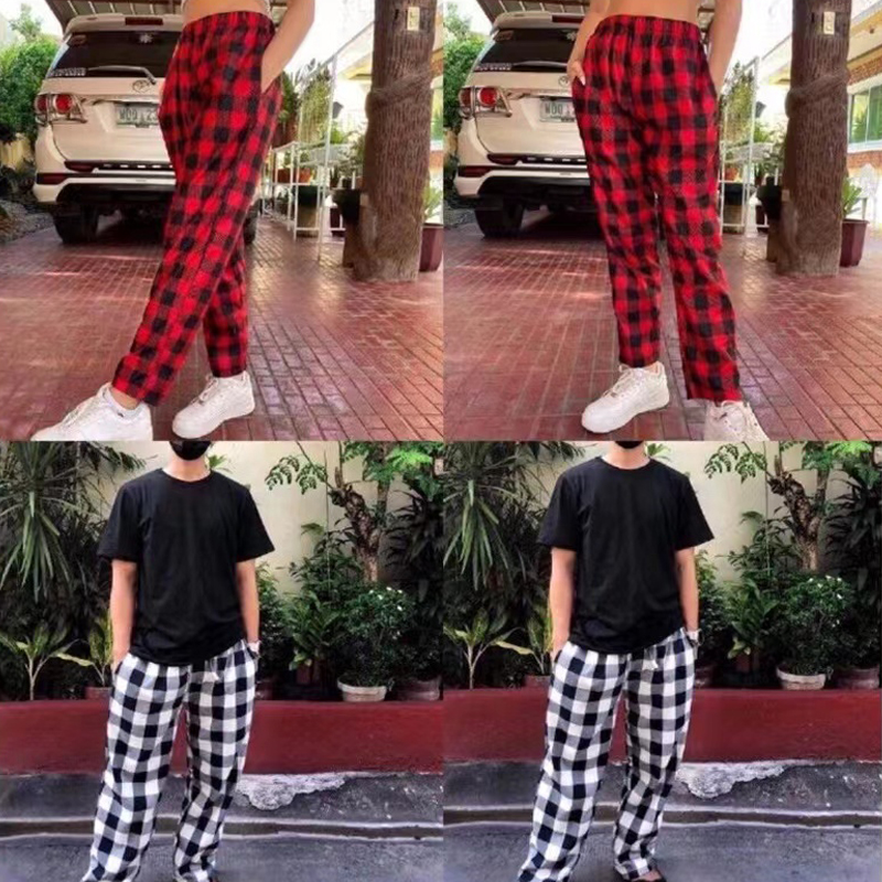 pranela plaid pants for women Unisex 