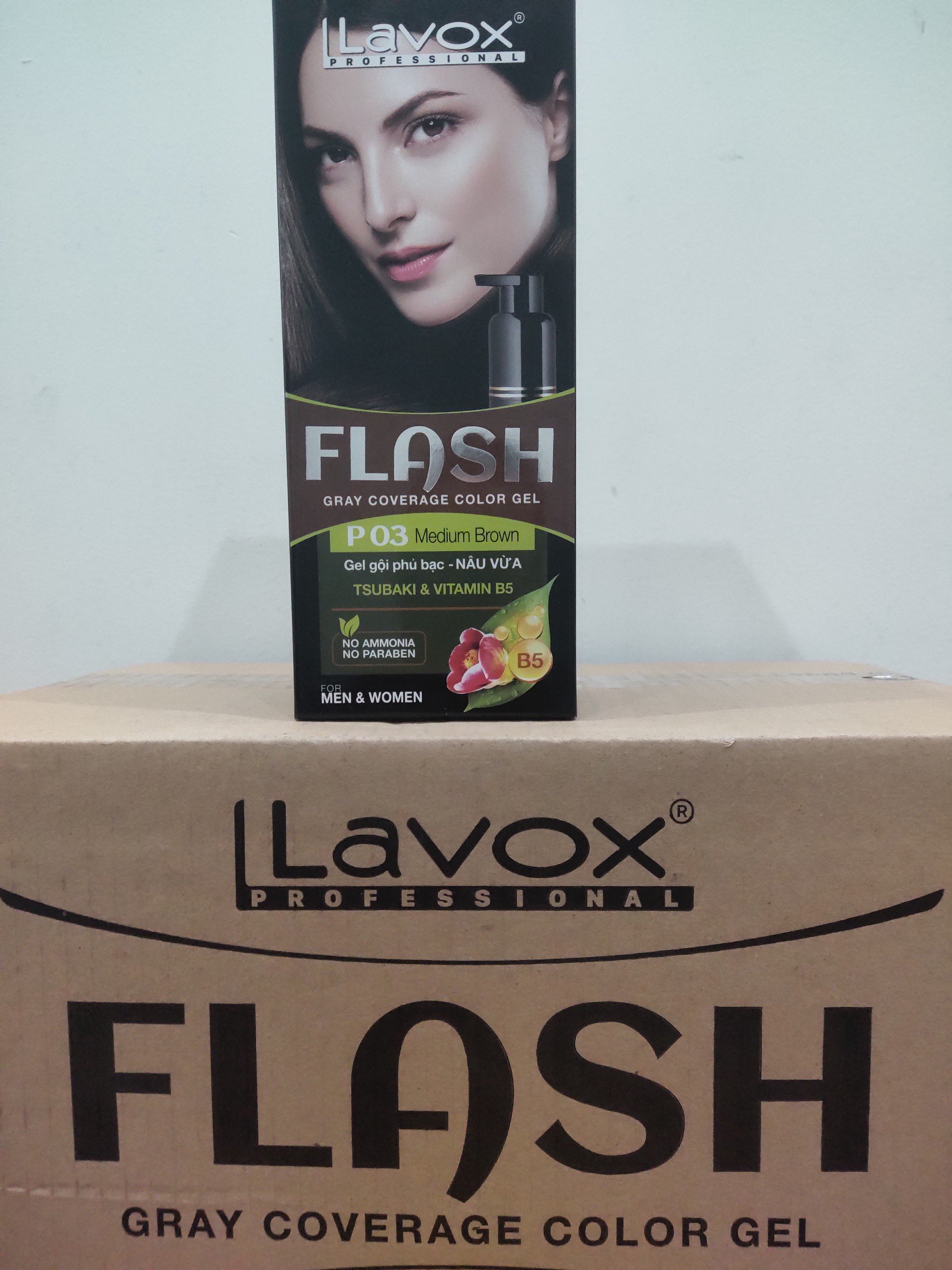 Dầu Gội phủ Bạc Lavox Flash- Dung tích lớn 200ml