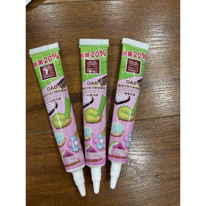 Bút tuýp viết socola nhiều màu 20g