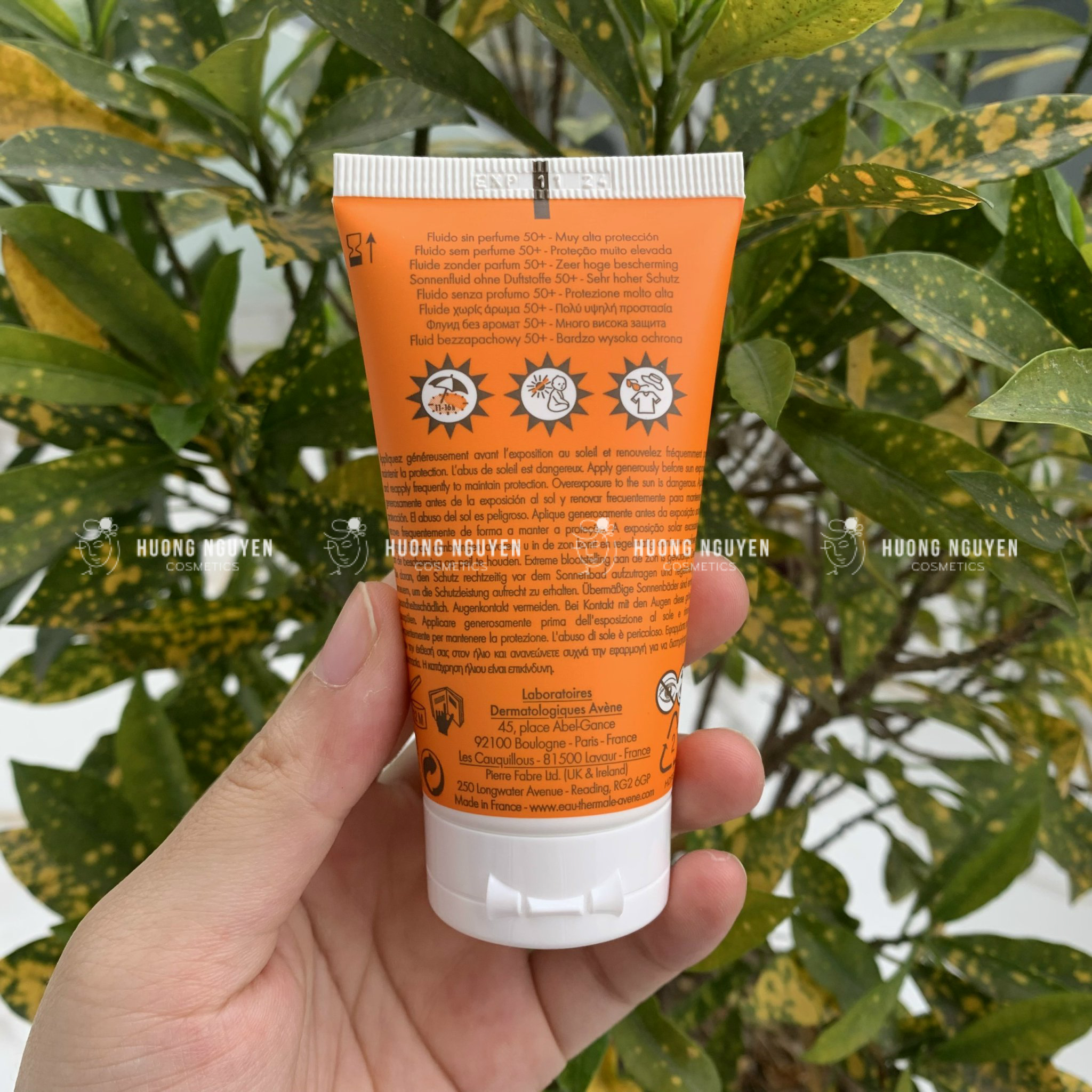 Kem Chống Nắng Avene Dry Touch Fluide SPF50+