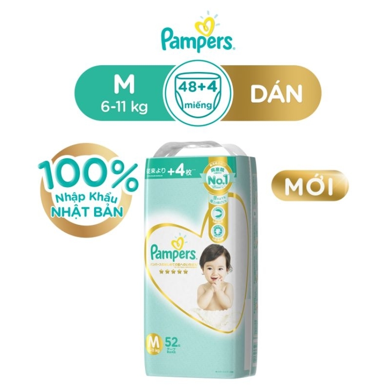 Tã quần/dán pampers nội địa nhật bản m48/l38/xl36/nb70/s64/m52/l42