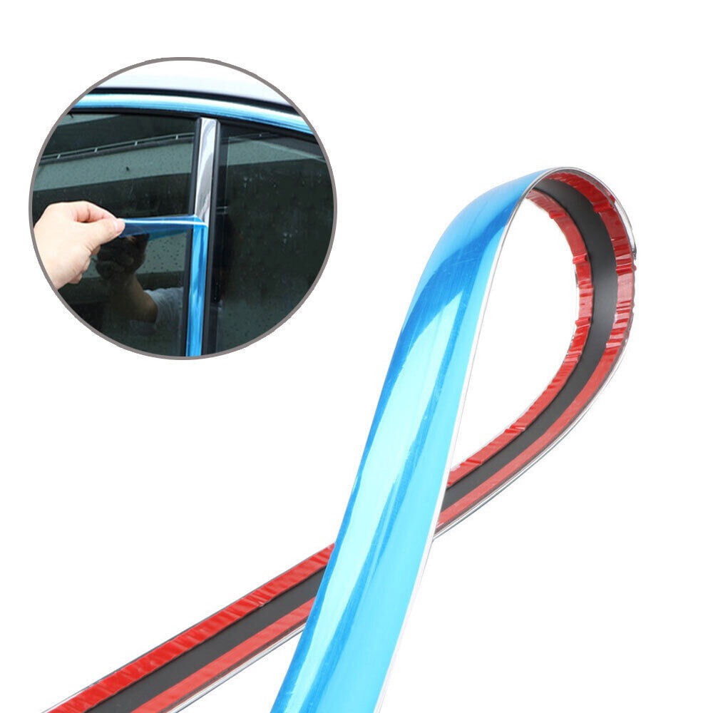 Window Bright Strip 3M/5M Car Decorative Strip Window Frame Door Edge Strip Anti- Strip ...